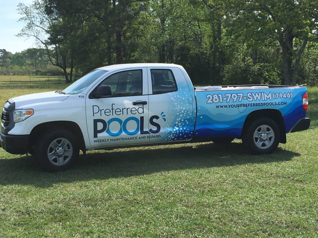 Preferred Pools Truck